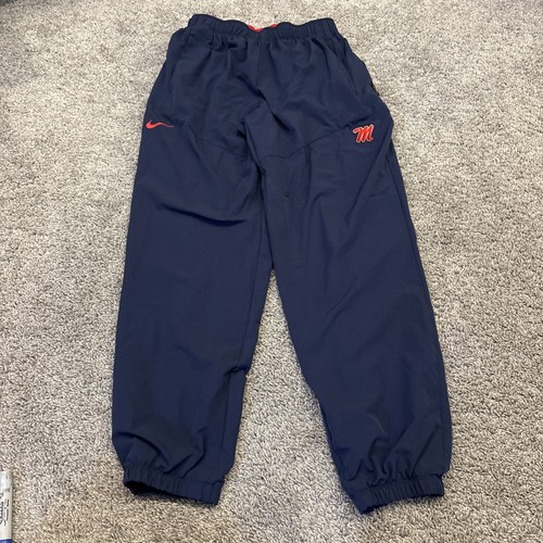 Ole Miss Rebels University College Nike Mens XS Womens Small Blue Running Pants