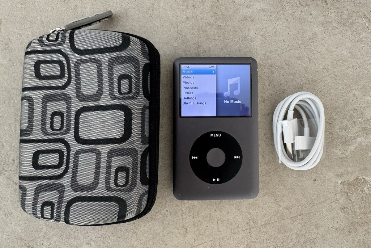 Apple iPod classic 7th Generation 160GB MC297J/A Black NewBattery