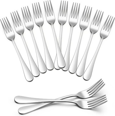 Gabeln 12 Stück, HaWare Edelstahl Tafelgabeln Menügabeln Set, 20 cm Essgabeln
