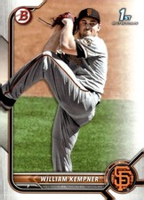 2022 Bowman Draft 1st Edition #BD-3 William Kempner