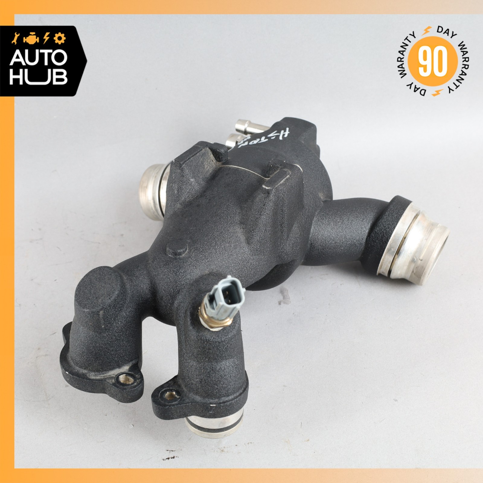 10-19 Aston Martin DB9 Vanquish 6.0L V12 Water Thermostat Housing CD338A586A OEM