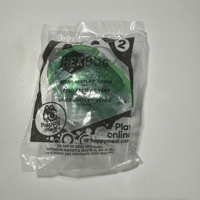 McDonalds Happy Meal Toy HEXBUG  Speed Beetle Green #2 2013 NIP