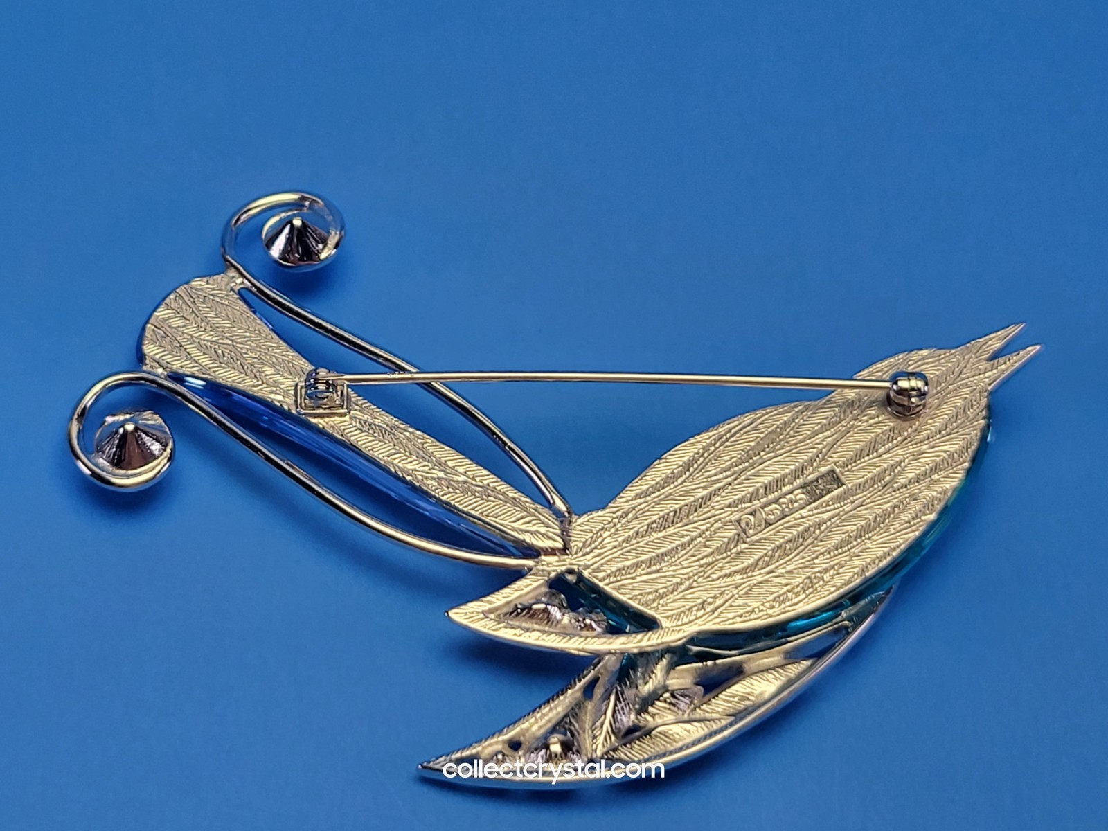 Swarovski PARADISE BIRDS – BROOCH BOALI BLUE ZIRCON 2… - Gem