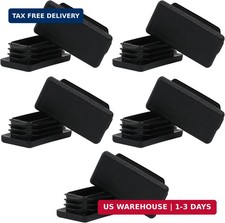 2 Inch 2x2 Square Tube End Cap Plastic Plugs 12 Pack, 2 Inch 2x2 Square Tubing