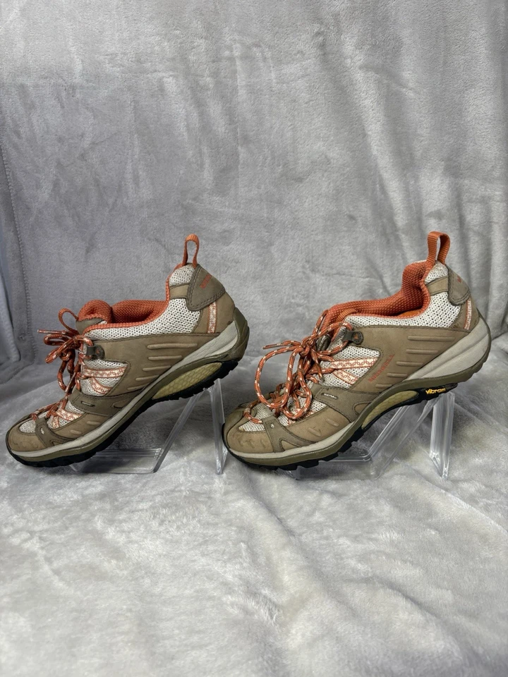 Merrell Senderismo Zapatos con Cordones Mujer’s Sirena Deporte Brindle Coral Vibram Talla 7.5 Foto 3 de 4