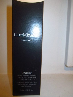 BareMinerals BAREPRO 24HR Wear liquid foundation -Fair 01  Natural matte finish