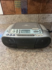 Vintage SONY Boombox CFD-S01 CD/Radio/Cassette Player Tested  Working W/remote