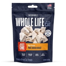 Whole Life Cat Just One Chicken Freeze Dried Cat Treats - Human Grade High Prote