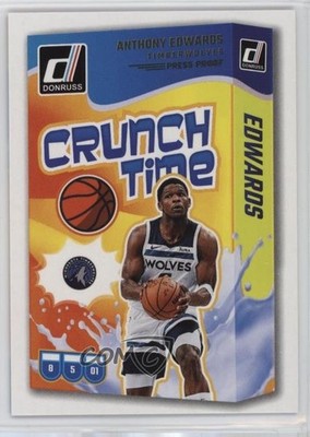 2024-25 Panini Donruss Crunch Time Press Proof Anthony Edwards #15 11nu