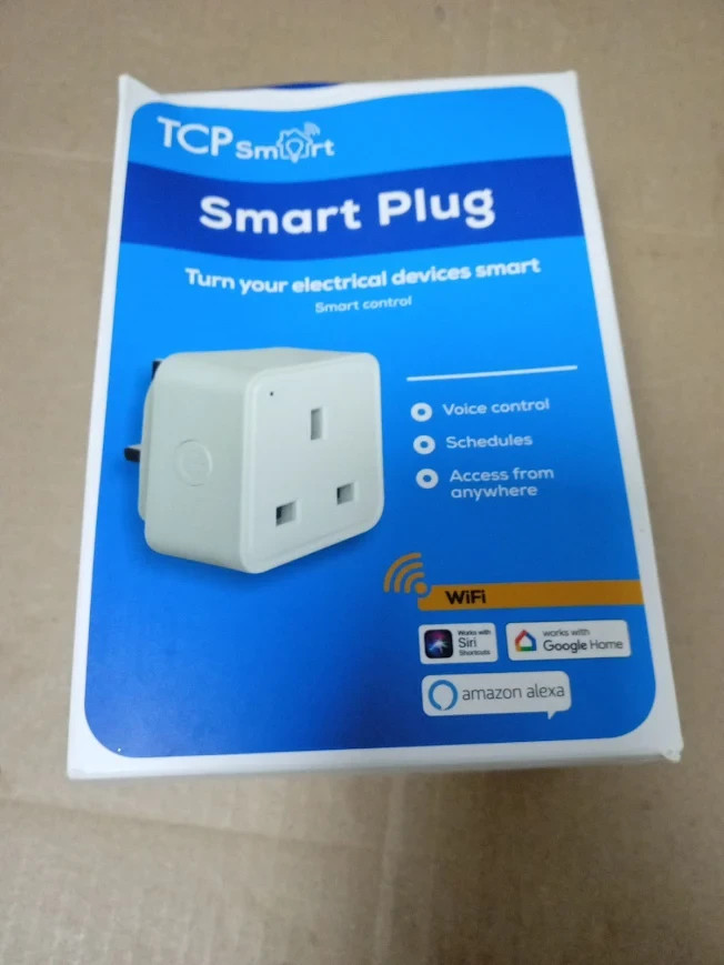 TCP Smart Plug UK WiFi Socket Works Alexa Google Home Siri Shortcuts White