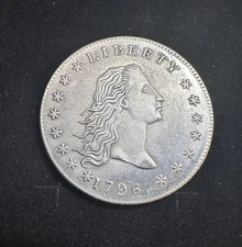 USA REPLICA COIN -  FLOWING   HAIR  DOLLAR  -  1796