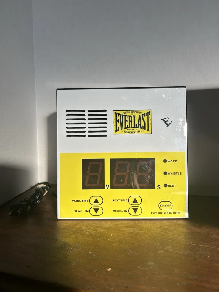 Everlast Boxeo Personal Digital Gimnasio Temporizador MMA Entrenamiento Temporizador Reloj -probado Foto 3 de 4