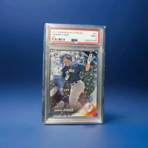 2017 Bowman Platimum Aaron Judge Ice #91 Mint. 9 " The Bronx Bomber. " MVP " 62"