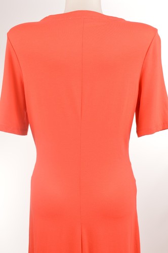 Thom by Thomas Rath Short Sleeve Peach Viscose Blend Dress 453350 Size D 36 - Picture 5 of 8