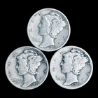 1935 Mercury Silver Dime Year Set