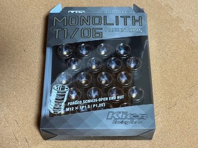 KYO-EI Kics MONOLITH M12 x 1,25 Glorious Black 20P MN03GK aus Japan NEU