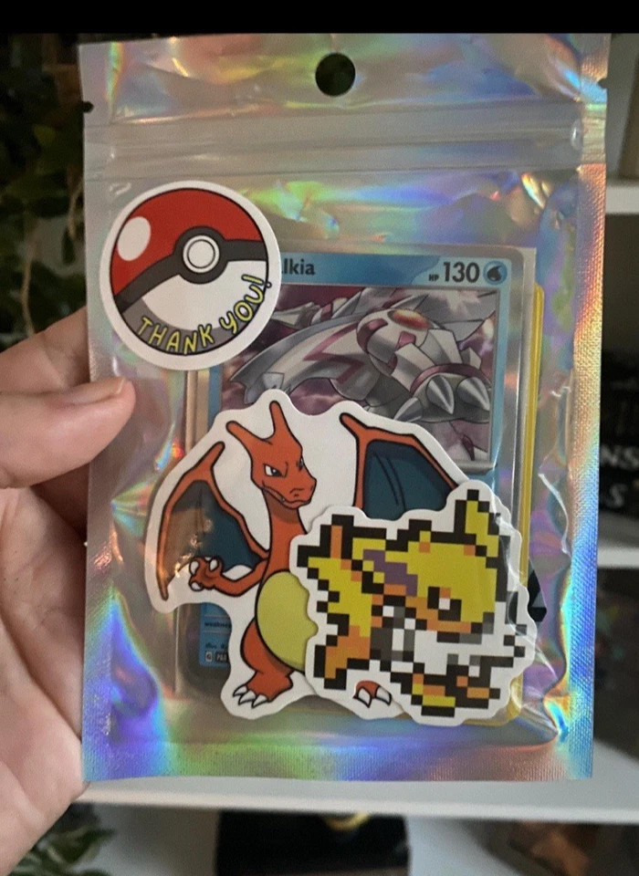 Карта покемонов и наклейка вечеринка подарок пользу, подарочная сумка, день рождения, вечеринки пользу - Изображение 2 из 4