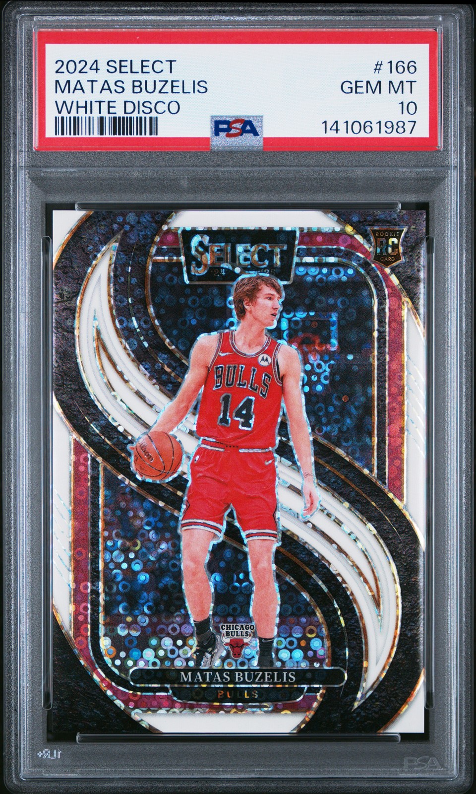 2024 PANINI SELECT WHITE DISCO #166 MATAS BUZELIS 54/75 PSA 10