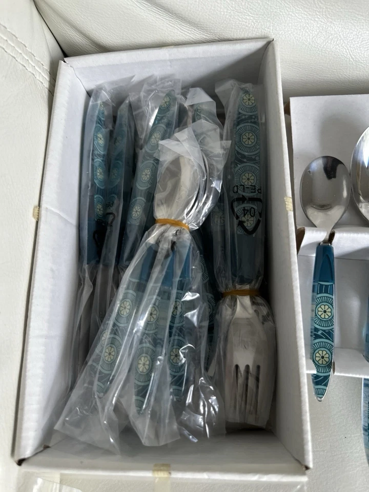 Ikea „ Busig „ Besteck.Design Preutz/Jessen 24 Teile,Kult,Psychedelisch,rar,neu! - Bild 3 von 4