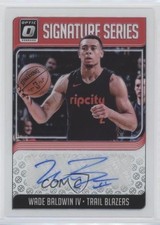 2018-19 Panini Donruss Optic Signature Series Wade Baldwin IV #SG-WB4 Auto 0c2