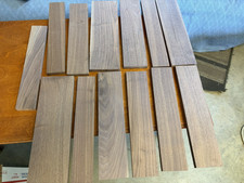 13 pc 3/4" T WALNUT 14 1/2" L S4S Indiana Wood lumber FREE SHIPPING 