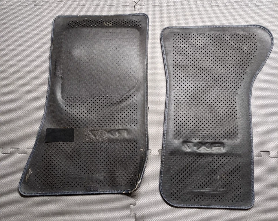 1986-1991 Mazda RX-7 RX7 синий передний OEM напольные коврики пара слева и справа - Изображение 2 из 4