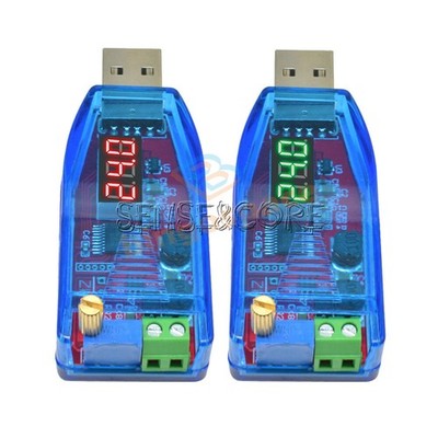 DC 5V to 1-24V Buck Boost Converter Adjustable Step Up Down Power Supply Module