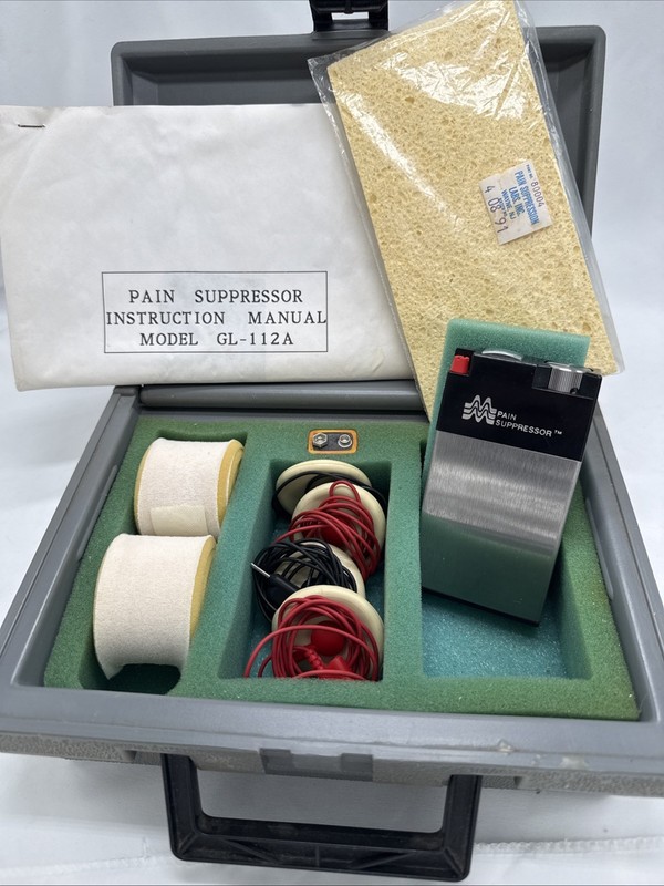 Vintage Pain Suppressor Cranial Electrotherapy Stimulator GL 112A (CES)