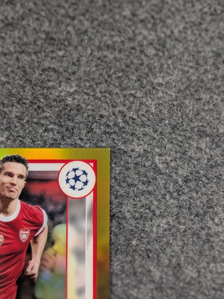 2022-23 TOPPS MERLIN CHROME ROBIN VAN PERSIE AUTOGRAPH GOLD REFRACTOR#D04/50 - Image 4 of 4