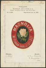 McFerran, Shallcross Co. Magnolia brand Hams, Breakfast Bacon, Dried Beef 1