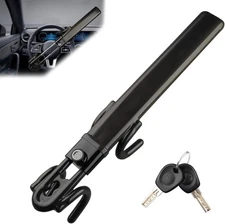 Heavy Duty Car Steering Wheel Lock Anti-Theft Security Device Universal +2 Keys✨