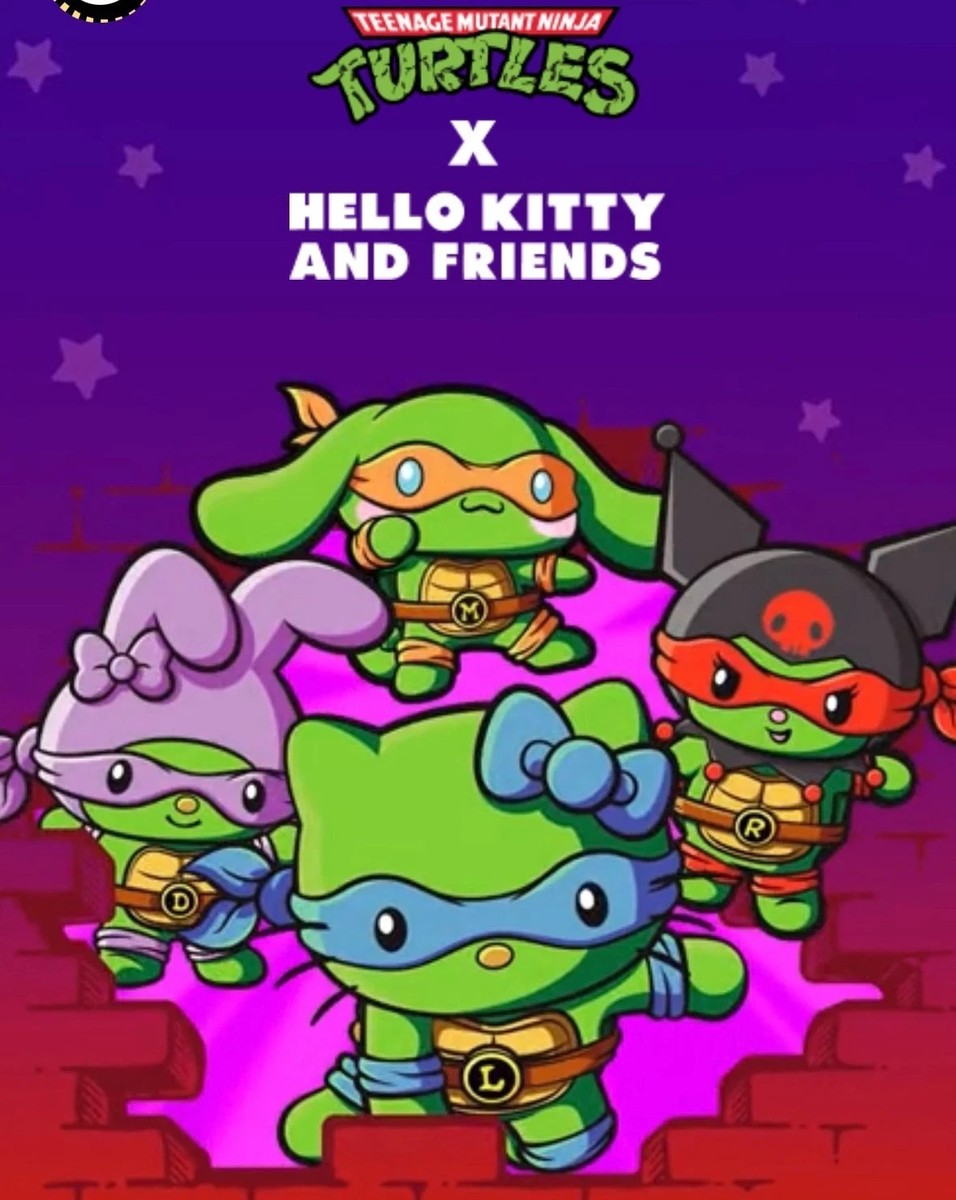 2025 Mcdonalds Hello Kitty& Teenage Mutant Ninja Turtles Set