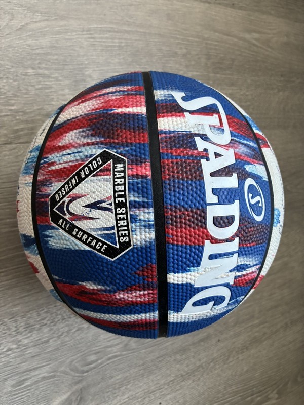 Harlem Globetrotters Autographed - Marble Series Basketball multiple signatures!