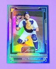 2025 Panini Three and Two | *NAVY BLUE* SP #67 DODGERS | MIKE PIAZZA *(#/25)*
