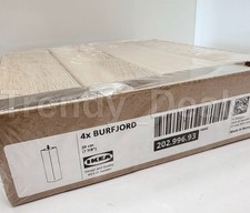 CONFEZIONE DA 4 - Gambe Ikea BURFJORD per Divano/Letto Legno Massello Rovere, 7 7/8", 202.996.93