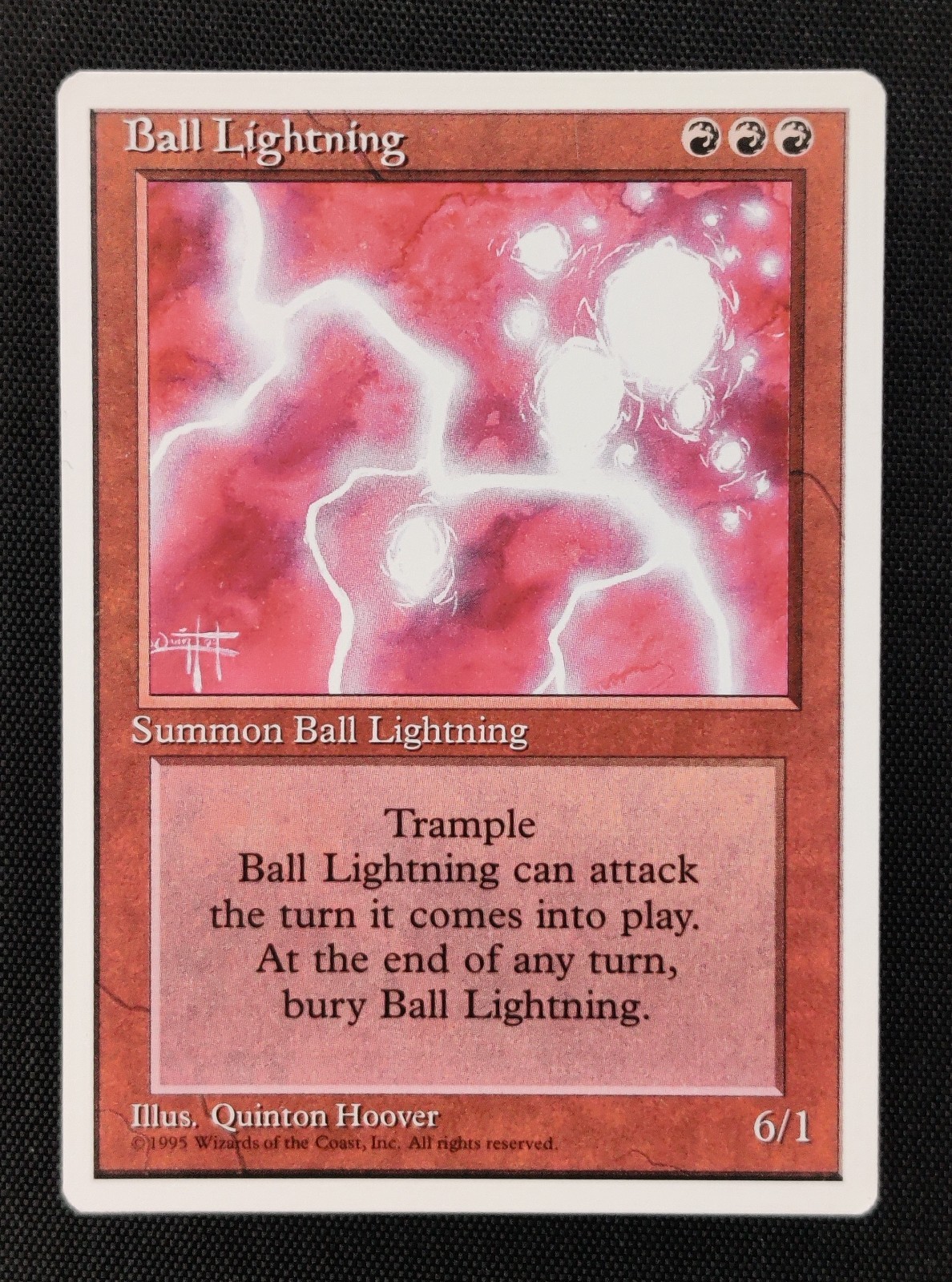 MTG Ball Lightning 4th Edition #176 Magic The Gathering NM/MT Unplayed