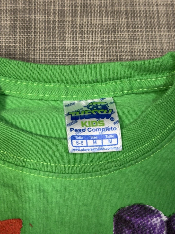 Five Nights At Freddy's Kids T Shirt Size M 6/8 Graphic Tee FNAF AOP - Image 4 of 4