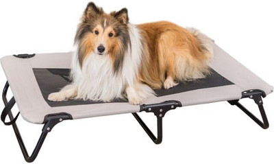 TRIXIE Hundeliege Strong Edition in Beige/Schwarz   Stabile Und Komfortable Lieg