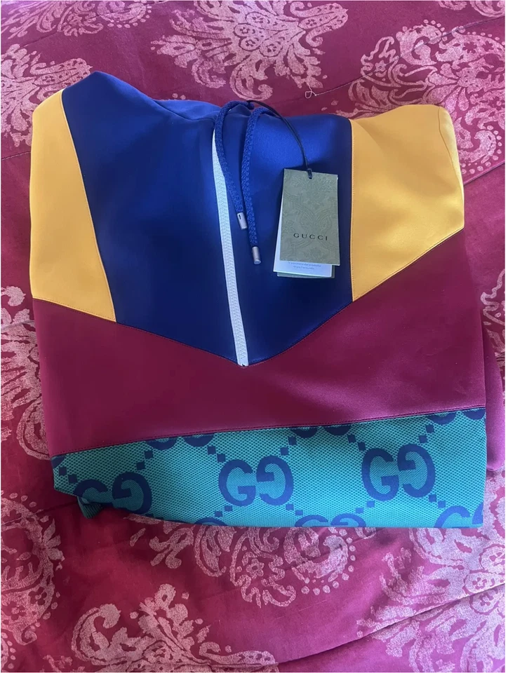 Gucci Multi Color Half-Zip Hoodie Jacket Size XXL!! Brand New w/ Tags!! RARE!! - Image 4 of 4