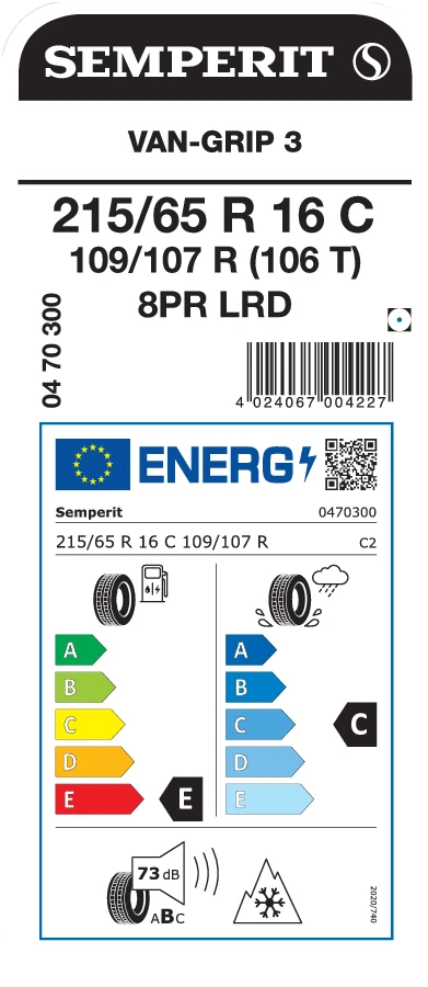 Semperit Van-Grip 3 215/65 R16 109R C M+S - Bild 2 von 2
