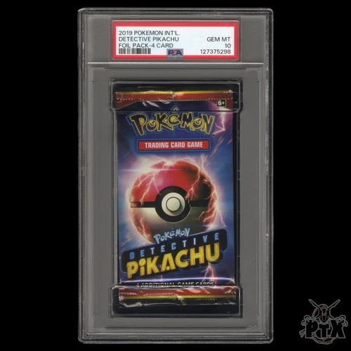 Detective Pikachu PSA 10 Booster Pack Pokemon 2019