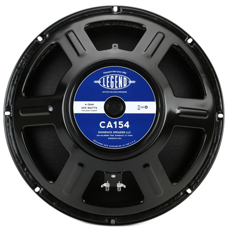 Eminence Legend CA154 Legend Series 15 300-Watt Replacement Bass Speaker 4 Ohm 24890₽