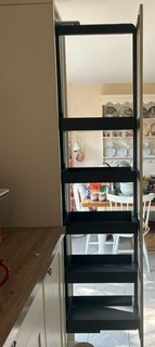 Howdens' prefit full height pull out larder.