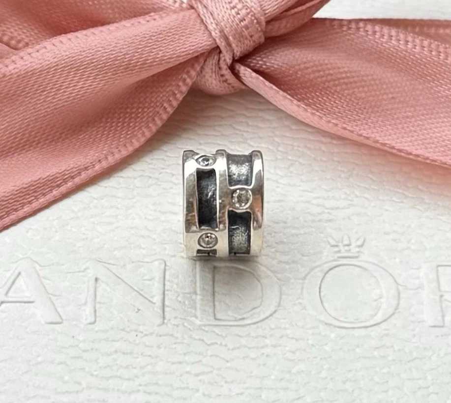 Original Pandora Clip Element abstrakt 925 silber #790291CZ