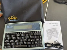 The Writer Plus Keyboard Instructor Writer Word Processor Manuel Bag & Wire New