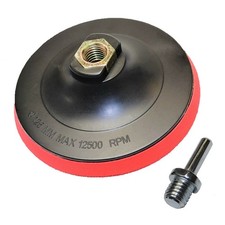 LOGOK2K Cotarba 125mm Hook & Loop Backing PAD Angle Grinder M14 & Drill Red