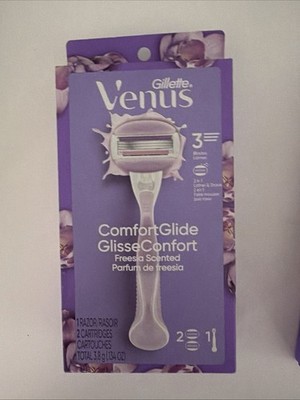 Gillette Venus Women s Comfort Glide Razor, 1 Handle 2 Cartridge