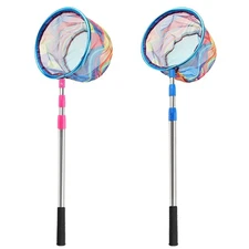 Kids Fishing Net - Extendable Telescopic Landing Net for Children
