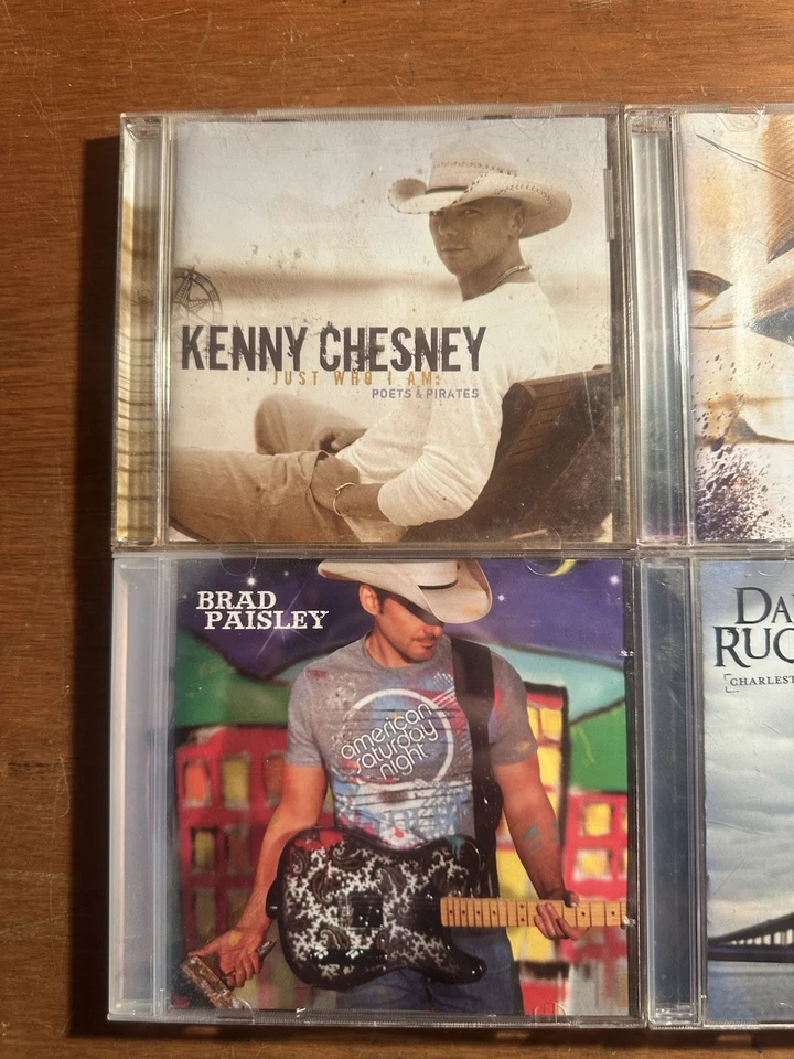 Lot Of 4 Country Music Stars Kenny Chesney, Tim McGraw, Brad Paisley, & Darius Foto 3 de 4