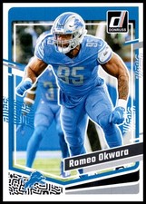 2023 Romeo Okwara Panini Donruss Football #104 Detroit Lions